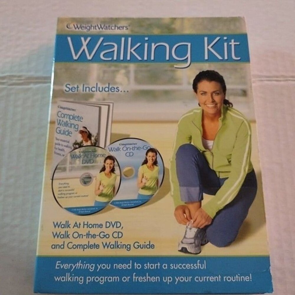 Weight Watchers Walking Kit With DVD CD. Guide not included.